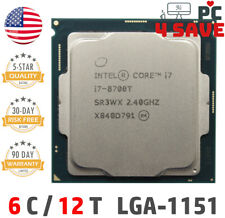 Intel 8th Gen Core i7-8700T SR3WX 2.40GHz (Turbo 4.0GHz) 6-Core 12M LGA-1151 CPU picture