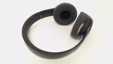 Beats Solo 3 Wireless A1796 Headphones Matte Black PEELED & TORN EARPADS picture