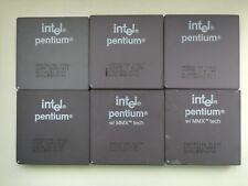 Intel Pentium 75 90 100 120 133 150 166 200 classic Pentium, Vintage CPU, GOLD picture