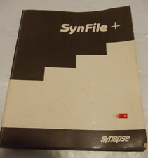 Synfile+ Atari - The Ultimate Filing System- Synapse 1985 manual only picture