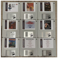 Vintage Apple Macintosh Classic 128K Game Pack 5 On New 400K Double Density Disk picture