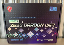 MSI MPG Z690 CARBON WIFI DDR5 LGA 1700 Intel Z690 ATX Intel Motherboard NIB FS picture