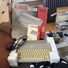 Atari 130XE Personal Computer Desktop w original box/cable/manual picture