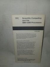 Vintage IBM Scientific Computing and the IBM 4300 Processors ZX20-2338-0 picture