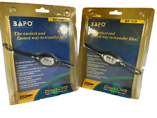 Vintage BAFO BF-110N USB Data Transfer Cable Twin-Pack, Black - Swift PC-to-PC picture