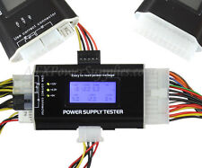LCD PC Power Supply Tester 20/24 pin 4 SATA HDD Testers picture