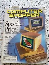 Vintage Computer Shopper Magazine Shoppers guide to 80386 systems April 1991 picture