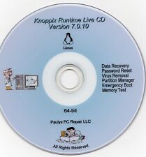 Knoppix Live CD Repair Data Recovery Virus Partition Password Memory Utility Fix picture
