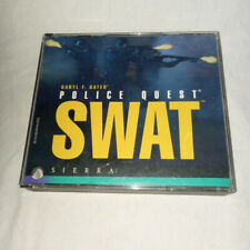 Vintage Daryl F Gates Police Quest: SWAT PC computer game 1995 Sierra 4 disc picture