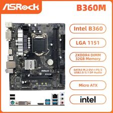 ASRock B360M Motherboard M-ATX Intel B360 LGA1151 DDR4 SATA3 M.2 DVI-I DP Audio picture