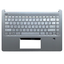 For HP 14-DQ 14s-dq 14-DQ2033CL 14-DQ2053CL Palmrest Backlit Keyboard L61507-001 picture