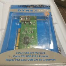Dynex USB 2.0 PCI Internal Card with 2 External Ports Add Peripherals picture