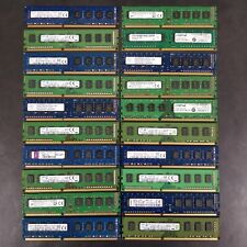 Lot of 20 Mixed Major Brands 4GB PC3-12800U DDR3 1600MHz Desktop RAM Tested picture