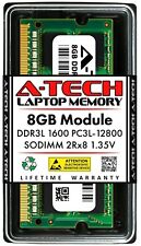 A-Tech 8GB DDR3 1600 PC3-12800 Laptop SODIMM 204-Pin Memory RAM PC3L DDR3L 1x 8G picture