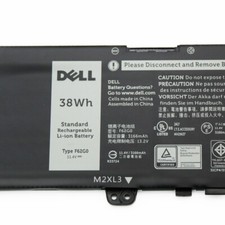OEM 38Wh F62G0 Battery for Dell Inspiron 13 5370 7000 7370 7380 7386 7373 P83G picture
