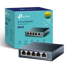 TP-Link TL-SG105 5-Port Gigabit Ethernet Unmanaged Metal Desktop Network Switch picture