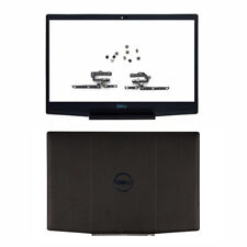 LCD Back Cover Blue Logo 747KP+LCD Front Bezel+Hinges+Screws For Dell G3 15 3590 picture