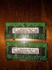 Matched Pair (2) Samsung 512 MB SO-DIMM 533 MHz DDR2 Memory (M470T6554CZ3CD5) picture