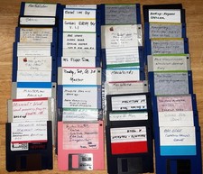 1984 Mac 128K and Mac 512K LOT of 35 vintage Floppy Disks Untested, Hard to Find picture