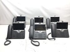 Lot of 6 - Cisco CP-8845 VoIP Desktop  Phone w/Stand picture