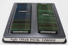 Lot of 25 RAM SO-DIMM laptop memory mixed manufacturers 4GB 1Rx8 PC3L-12800S picture