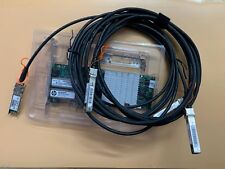 HP NC523SFP Dual Port 10GbE 593742-001 593715-001  Adapter 2* 3M SFP+ Cable picture