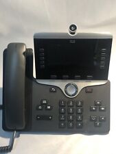 Cisco CP-8865-K9 VoIP Video Conference Phone w/ Handset Stand And Camera picture