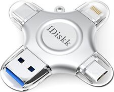 iDiskk 4 IN 1 USB Flash Drive iPhone Photo Storage Stick for iPhone iPad Android picture