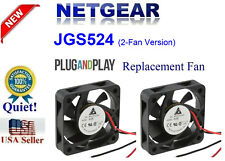 2 Pack Quiet Replacement Fans for Netgear JGS524 (2-Fan Version) picture