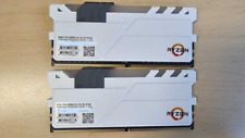 1 KIT - Pack of 2 GEIL EVO X DDR4 3200MHz (White) - Desktop Memory - USED picture