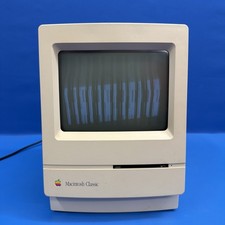 Macintosh Classic M1420 Apple Computer 1990 Vintage Powers On picture