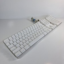 Vintage Apple Mac A1048 White Wired Full Size Keyboard w/ 2 USB Ports TESTED picture