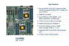 X10DRH-IT Supermicro Dual Intel Xeon LGA2011-v3 DDR4 Server System Motherboard  picture