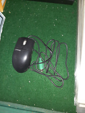 Vintage Compaq Logitech PS/2 Mechanical Ball Wheel Mouse M-SBJ96 Cleaned Tested picture