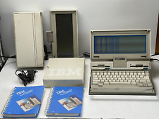 Vintage IBM PC Convertible 5140 Tested Working 2 LCDs, DOS, Manuals, NICE picture