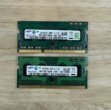 🔥 Major Brand 4GB (2x2GB) SODIMM - Matched RAM Pair 2GB PC3/PC3L - SEE Details picture