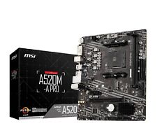 MSI A520M-A PRO Motherboard mATX - Supports AMD Ryzen 3rd Gen Processors, AM4, D picture