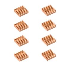8PCS Pure Copper Heatsinks 15x15x5mm with Thermal Conductive Adhesive Tape fo... picture