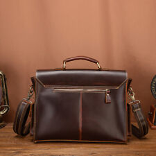 Top Layer Crazy Horse Leather Cowhide Bag Vintage Men- Shopdecimals picture