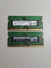 LOT OF (2), 8GB MIXED BRANDS PC4-2400T 1Rx8 SODIMM MEMORY RAM  picture