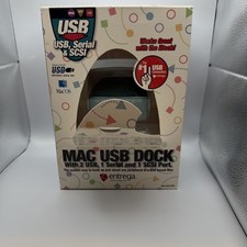 Vintage Entrega Mac USB Dock Multi-Port Replicator SCSI Serial USB-DOCK Boxed picture