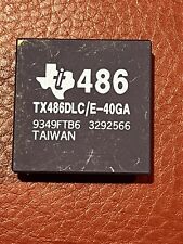 Vintage Texas Instruments TX486DLC/E-40GA CPU 386 to 486 Upgrade 40MHz Processor picture