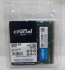 Crucial 32GB Kit DDR4-2666 Sodimm Memory for Laptop (16GB X 2) CT2K16G4SFRA266 picture