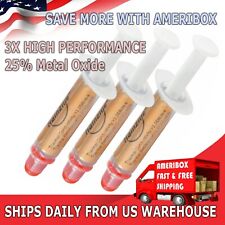 3pcs High Performance Gold Thermal Grease CPU Heatsink Compound Paste Syringe picture