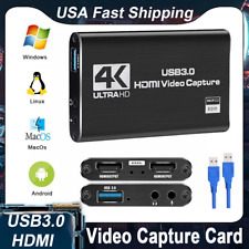 4K Capture Card USB 3.0 HDMI Video Capture for Nintendo Switch PS4 OBS Camera PC picture