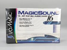 I/O Magic Magic Sound 16 Bit ISA Sound Card Vintage NOS Windows DOS DR-SK803 picture