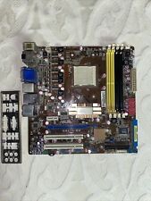 (AS IS) Broken AMD Asus M3A78-EM Mid-ATX DDR2 AM2 Motherboard + I/O shield picture