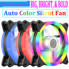 4-Pin RGB Shockproof Dustproof Silent&LongLife Smart Computer Case Cooling Fan picture