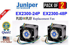 2x Quiet Replacement Fans for Juniper Networks EX2300-48P EX2300-24P Fans picture