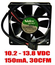 MUFFIN FAN, 12VDC, 150mA, 30CFM: FACTORY-NEW, NIDEC BETA V™ SERIES, 80 x 80 x 25 picture
